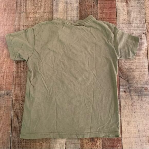 Kid u not kids size medium Moab green short sleeve t-shirt with gecko graphic - Picture 5 of 6
